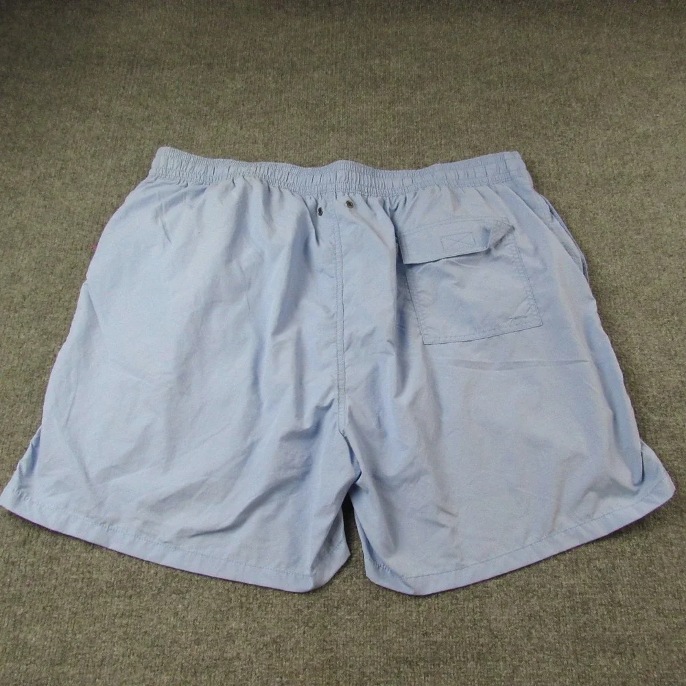 Polo Ralph Lauren Swim Trunks Mens‎ 4XL Blue Nylon Mesh Lined Drawstring Shorts